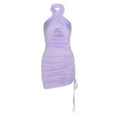 Robe dos nu découpée Linda